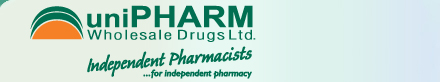 uniPHARM Wholesale Drugs Ltd. is the largest member owned wholesaler of pharmaceutical products and services for independently owned pharmacy stores in Western Canada.